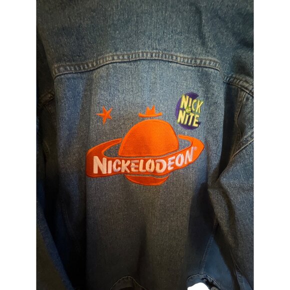 Vintage Nickelodeon Nick at Nite Denim Jacket Stanley Desantis Mens XX Large Pro - Picture 6 of 6